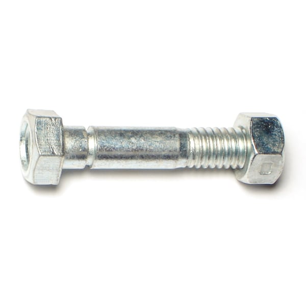 Midwest Fastener 5/16" x 1-1/2" Zinc Plated Steel Snow Blower Shear Pins and Nuts 6PK 67141 - main